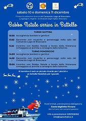 Babbo natale arriva in battello